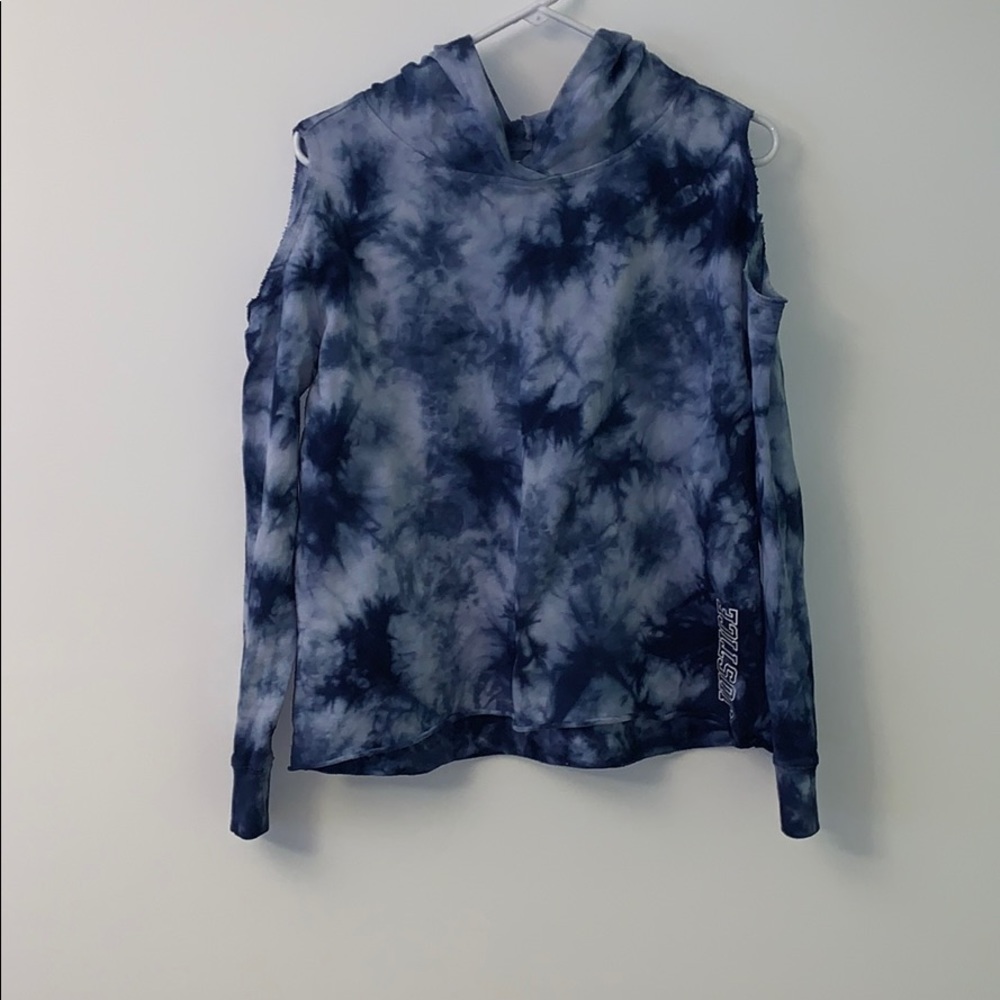 Justice hooded long sleeve shirt